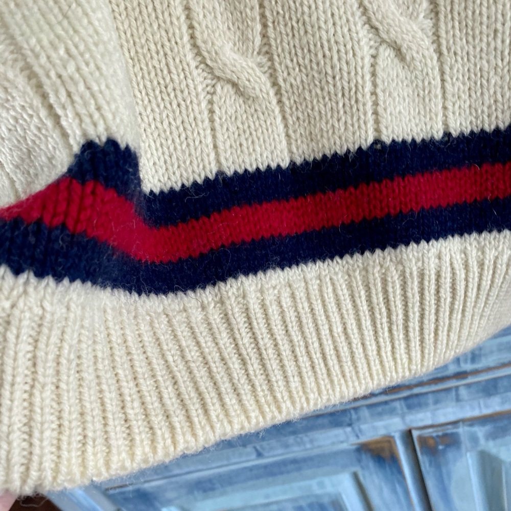 BRANDY MELVILLE NIKKI HEAVY WOOL STRIPE SWEATER - Picture 10 of 13